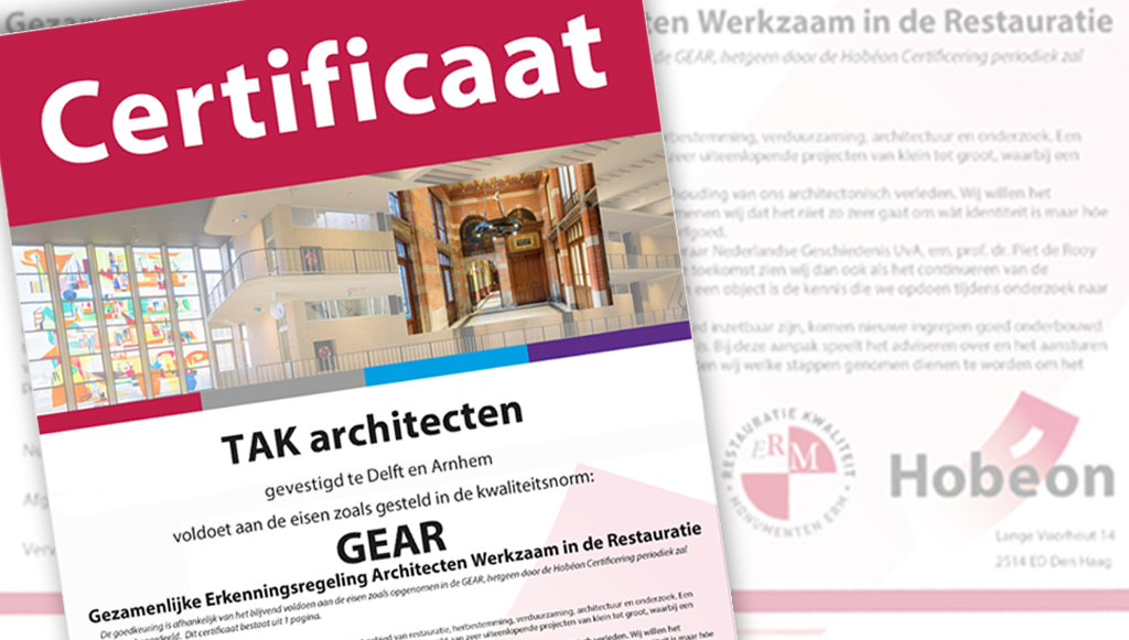 gear-certificaat vernieuwd